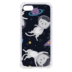 Space Cat Illustration Pattern Astronaut Iphone Se by Wav3s