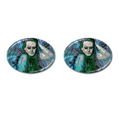 Alphonse Woman Cufflinks (oval) by MRNStudios