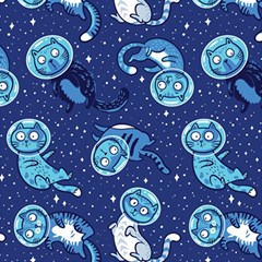 Cat Spacesuit Space Suit Astronaut Pattern Play Mat (rectangle) by Wav3s