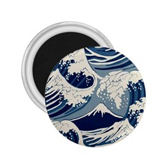 Japanese Wave Pattern 2 25  Magnets