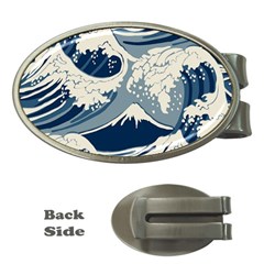 Japanese Wave Pattern Money Clips (oval) 