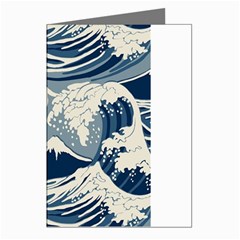 Japanese Wave Pattern Greeting Cards (pkg Of 8) by Wav3s