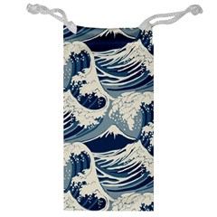 Japanese Wave Pattern Jewelry Bag