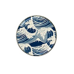 Japanese Wave Pattern Hat Clip Ball Marker (4 Pack)