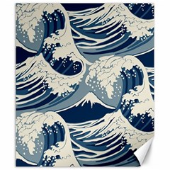 Japanese Wave Pattern Canvas 20  X 24 