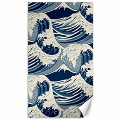 Japanese Wave Pattern Canvas 40  x 72 