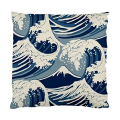 Japanese Wave Pattern Standard Cushion Case (Two Sides)