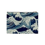 Japanese Wave Pattern Cosmetic Bag (Medium) Back