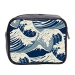 Japanese Wave Pattern Mini Toiletries Bag (Two Sides) Back