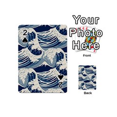 Japanese Wave Pattern Playing Cards 54 Designs (mini) by Wav3s