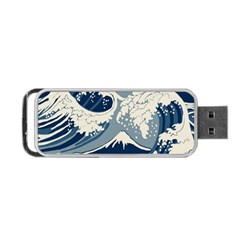 Japanese Wave Pattern Portable USB Flash (Two Sides)