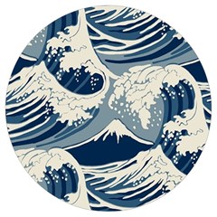 Japanese Wave Pattern Round Trivet