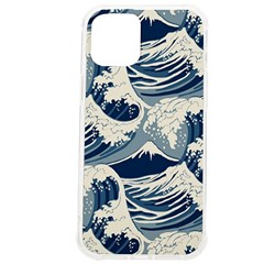 Japanese Wave Pattern Iphone 12 Pro Max Tpu Uv Print Case by Wav3s