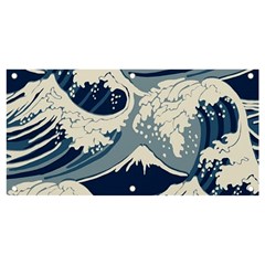 Japanese Wave Pattern Banner And Sign 4  X 2  by Wav3s