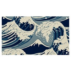 Japanese Wave Pattern Banner and Sign 7  x 4 