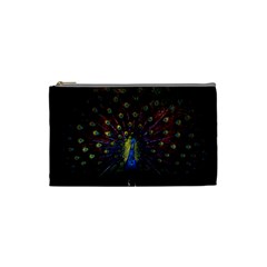 Peacock Feathers Cosmetic Bag (small)