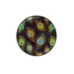 Pattern Feather Peacock Hat Clip Ball Marker (10 Pack)