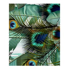 Peacock Feathers Blue Green Texture Shower Curtain 60  X 72  (medium)  by Wav3s