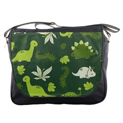 Cute Dinosaur Pattern Messenger Bag by Wav3s