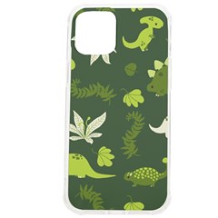 Cute Dinosaur Pattern Iphone 12 Pro Max Tpu Uv Print Case by Wav3s