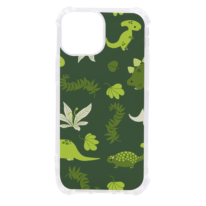 Cute Dinosaur Pattern iPhone 13 mini TPU UV Print Case