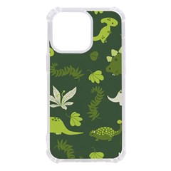 Cute Dinosaur Pattern Iphone 13 Pro Tpu Uv Print Case by Wav3s