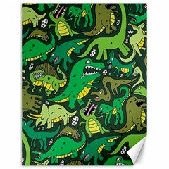 Dino Kawaii Canvas 12  X 16 