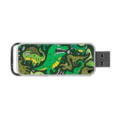 Dino Kawaii Portable Usb Flash (one Side) by Wav3s
