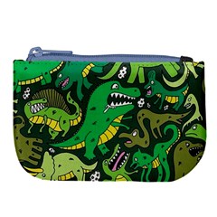 Dino Kawaii Large Coin Purse by Wav3s