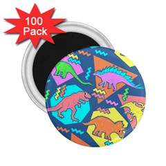 Dinosaur Pattern 2 25  Magnets (100 Pack) 