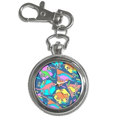 Dinosaur Pattern Key Chain Watches