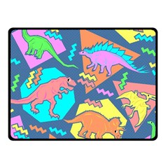 Dinosaur Pattern Fleece Blanket (small) by Wav3s