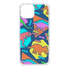 Dinosaur Pattern Iphone 14 Tpu Uv Print Case