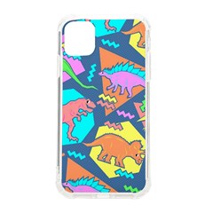 Dinosaur Pattern Iphone 11 Tpu Uv Print Case by Wav3s