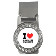 I Love Gourmet Cuisine Money Clips (cz)  by ilovewhateva