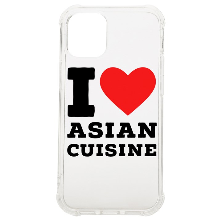 I love Asian cuisine iPhone 12 mini TPU UV Print Case	