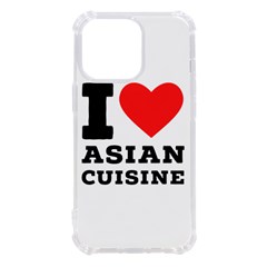 I Love Asian Cuisine Iphone 13 Pro Tpu Uv Print Case by ilovewhateva