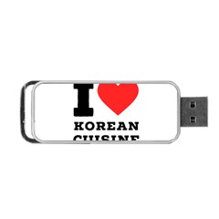 I Love Korean Cuisine Portable Usb Flash (two Sides) by ilovewhateva