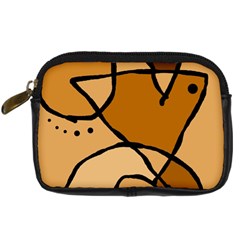 Mazipoodles In The Frame - Brown Digital Camera Leather Case by Mazipoodles