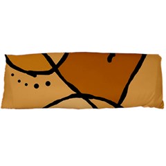 Mazipoodles In The Frame - Brown Body Pillow Case Dakimakura (two Sides) by Mazipoodles