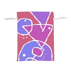 Mazipoodles In The Frame  - Pink Purple Lightweight Drawstring Pouch (s) by Mazipoodles