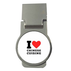 I Love Chinese Cuisine Money Clips (round)  by ilovewhateva
