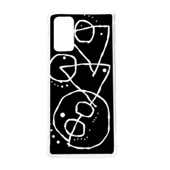 Mazipoodles In The Frame - Black White Samsung Galaxy Note 20 Tpu Uv Case by Mazipoodles