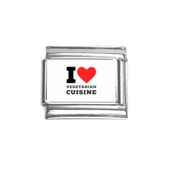 I Love Vegetarian Cuisine  Italian Charm (9mm) by ilovewhateva