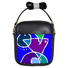 Mazipoodles In The Frame - Balanced Meal 2 Girls Sling Bag by Mazipoodles