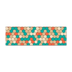 Multicolored Honeycomb Colorful Abstract Geometry Sticker Bumper (100 Pack) by Vaneshop