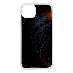 Abstract Dark Shine Structure Fractal Golden Iphone 14 Plus Tpu Uv Print Case by Vaneshop
