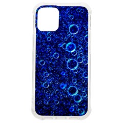Blue Bubbles Abstract Iphone 12 Mini Tpu Uv Print Case	 by Vaneshop