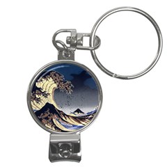 The Great Wave Off Kanagawa Japanese Waves Nail Clippers Key Chain by Vaneshop