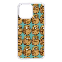 Owl Bird Pattern Iphone 14 Pro Max Tpu Uv Print Case by Vaneshop